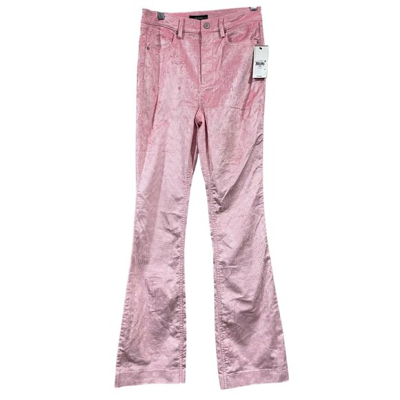 Guess NWT Pink Corduroy Flare Pants | Size 28 | Retro Barbiecore Dream 💖 - Picture 1 of 8